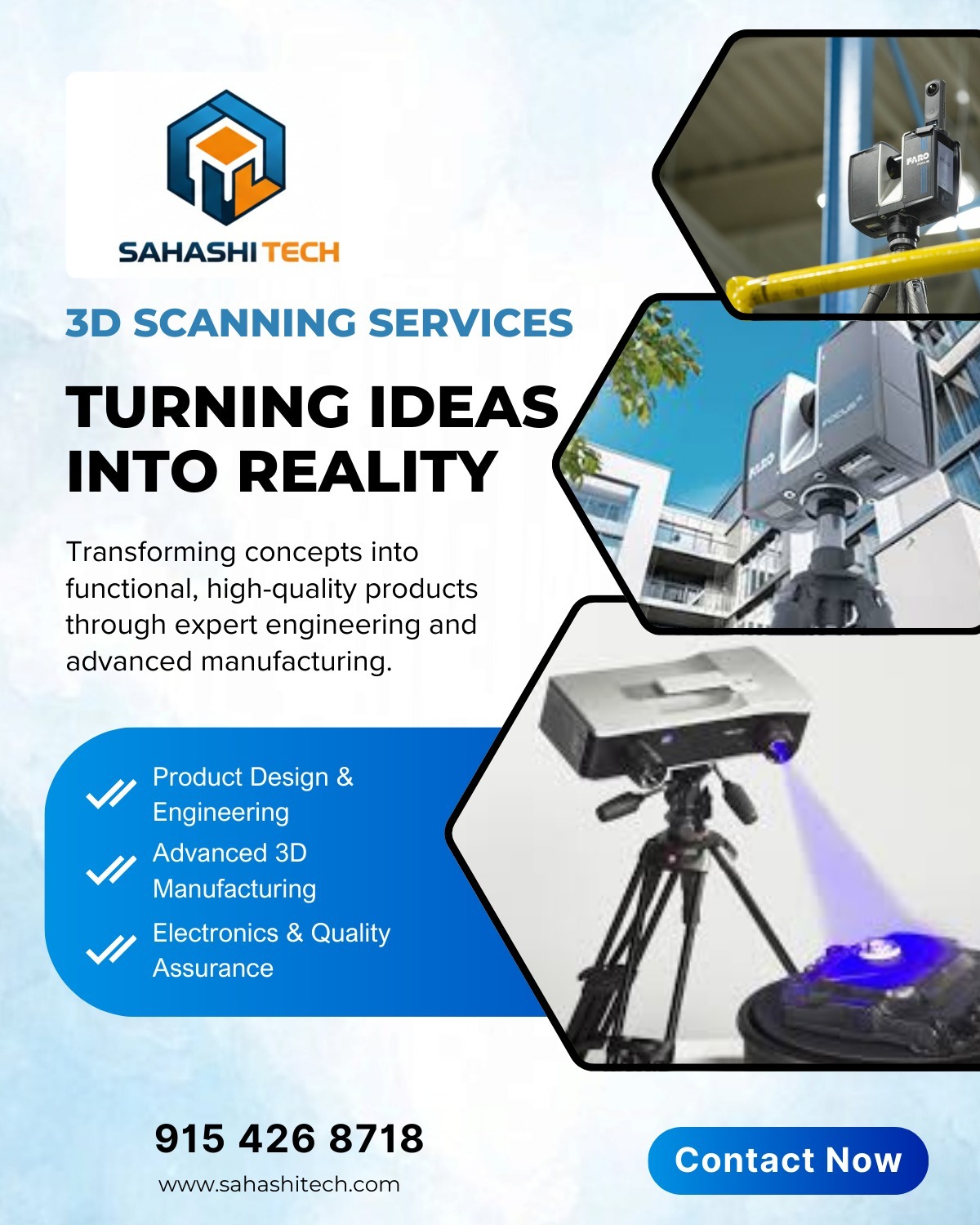 3D Scanning Services for Injection Molded Parts in Manufacturing